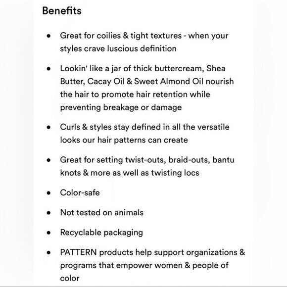 $10🌟 Pattern Beauty By Traci Ellis Ross Styling Cream For Curls - Picture 5 of 9